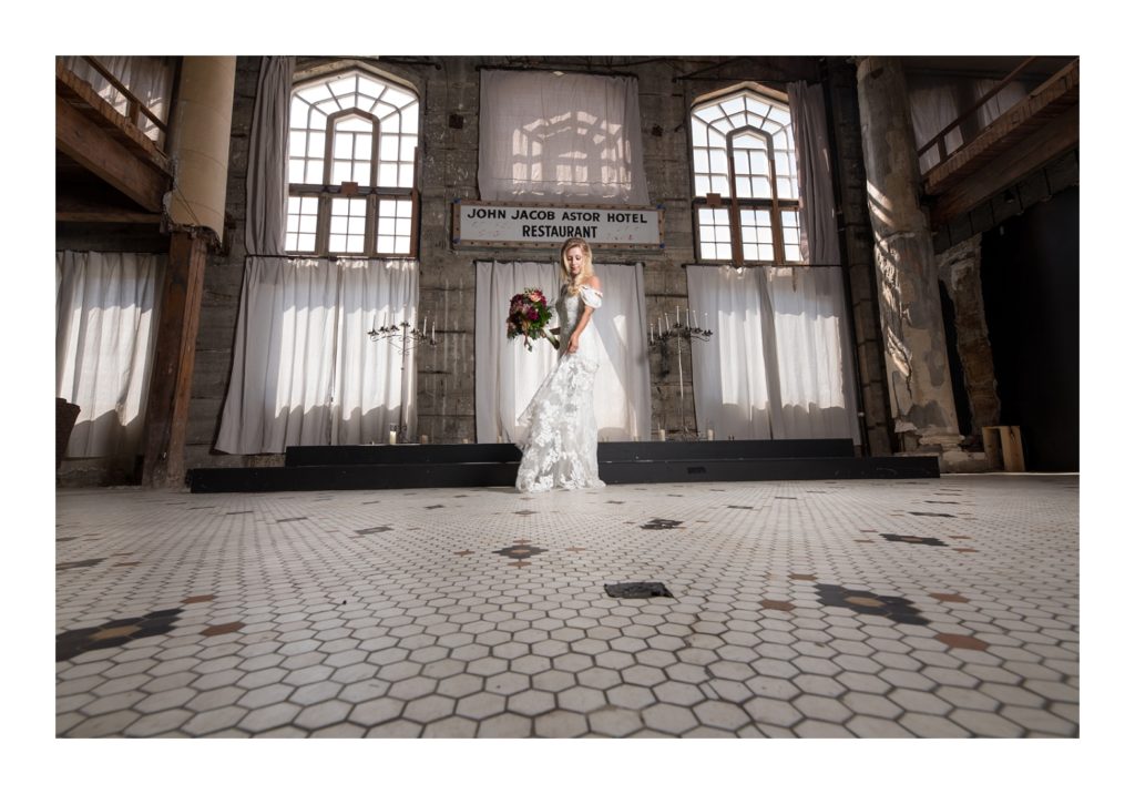 The Ruins at the Astor, White dress, ballroom in Astoria Oregon