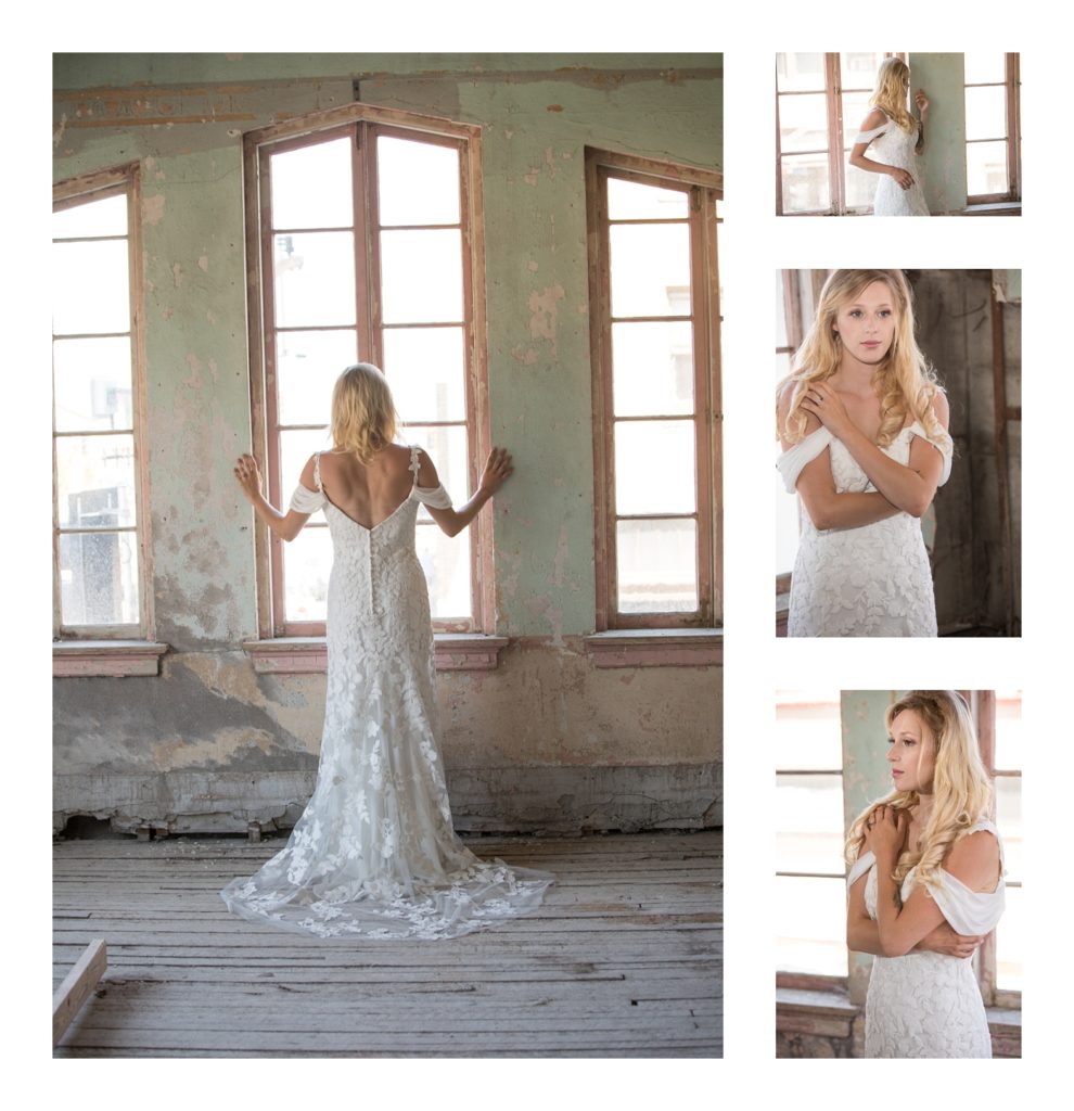 Shabby Chic Beautiful Bride, At the, Ruins at the Astor in Astoria Oregon