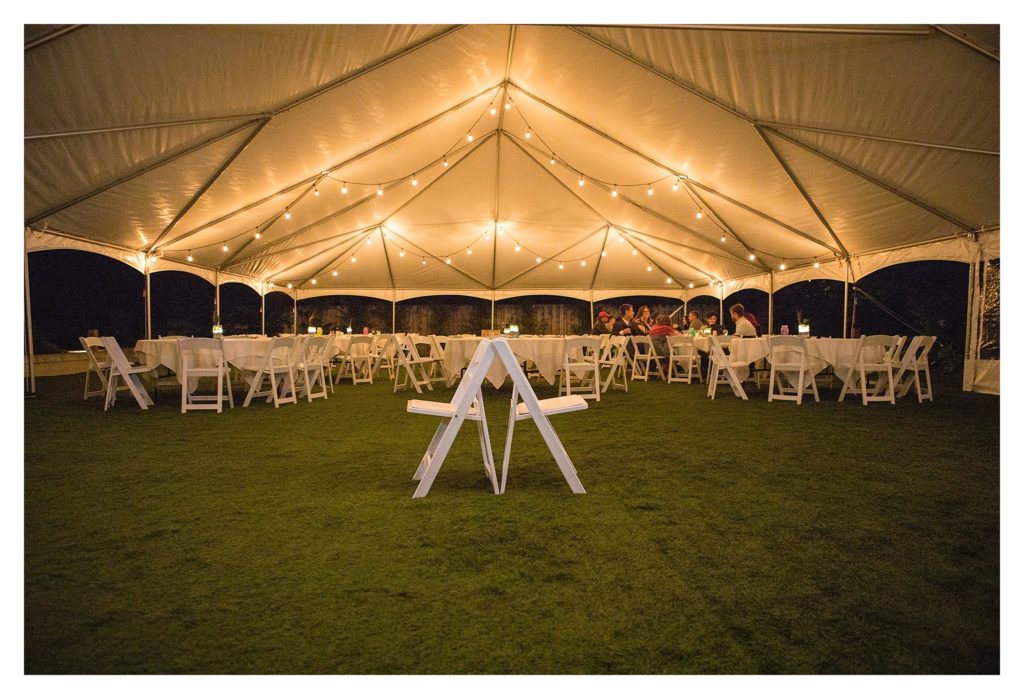 Cannon Beach wedding Venue tent