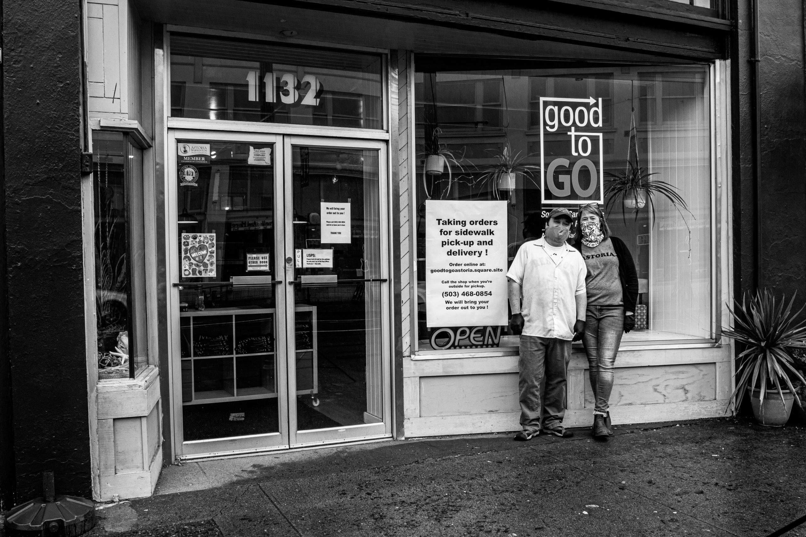 Heidi and Dan owners of good to go 1132 Commercial Street Astoria